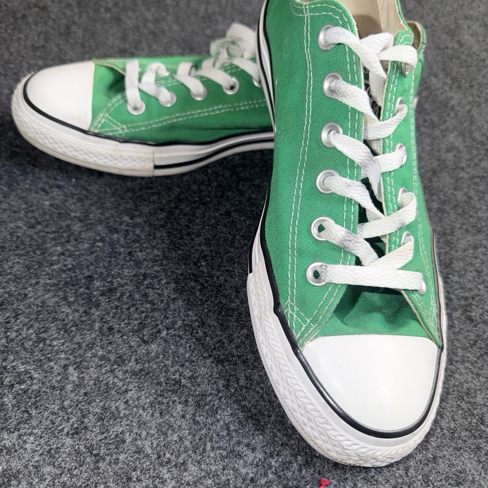 Converse Chuck Taylor All Star Low Green Canvas Sneakers Men 8 Women 10 150476F